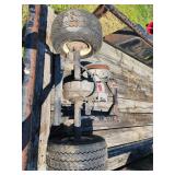 Golfcart Rear Axle Assembly with Tires