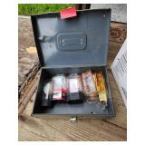 Router Bits in Metal Box