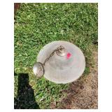Ceiling Light Fixture With Glass Shade