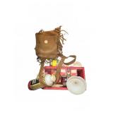 Black powder Equipment and Leather Pouch