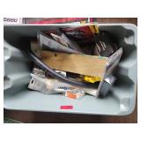 Bin of Mixed Hardware and Tools