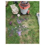 Metal Wall Art and Owl Statue Lot