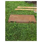 Skid Loader Quick Attach Plate Blank