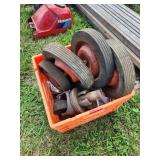 Industrial Caster Wheels times the bid
