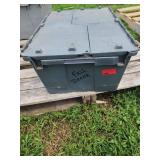 Bin of Mixed Automotive Parts and Hardware