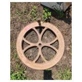 O.S. Bell Co. Model No. 9 Cast Iron Wheel