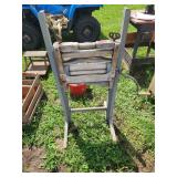 Cast Iron and Wood Clothes Wringer