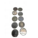 10x bid Eisenhower  Dollar Coins