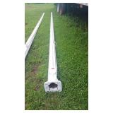 25FT 100 yr old restored Metal Flag Pole
