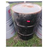 Empty 55-Gallon Steel Drum