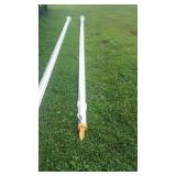 25ft 100 yr old restored Flag Pole