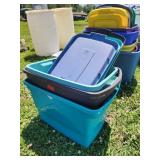 3xBID Plastic Storage Totes