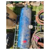 Blue Metal Air Compressor Tank