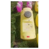 Yellow Plastic Utility Tank