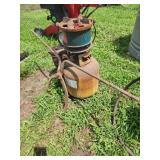 Propane Tank With Smelting Pot And Burner