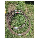 Two Coils of Heavy-Duty Steel Cable