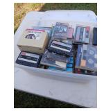 Small Tote of Assorted Music Cassette Tapes