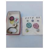 EJ&E RR and Union Pinback Buttons