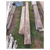 Vintage 6x6 Wooden Beams