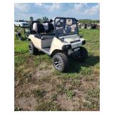 Club Car Gas Golf Cart with Lift Kit and Rear Seat