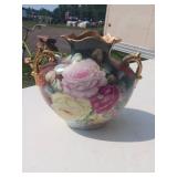 Hand Painted T & V Limoges France Porcelain Vase