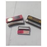3X BID Hohner Harmonicas with Cases