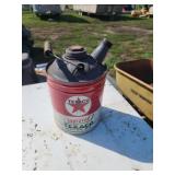Texaco Improved Motor Oil Metal Can