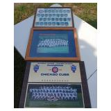 Chicago Cubs 1982, 1983, 1984 Framed Team Photos