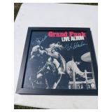 Grand Funk Signed Live Album in Frame