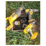DEWALT Cordless Power Tool Lot