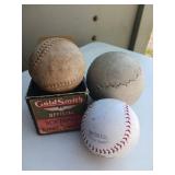 GoldSmith and Worth Softballs with Mushball