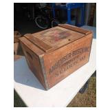 Anheuser-Busch Budweiser Wooden Crate 1876-1976