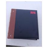 Binder of Chicago Cubs Baseball Cards