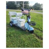 New MGC40 Mini Golf Cart Electric Scooter Blue