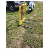 Over bucket 3-Tine Tractor Hay Spear