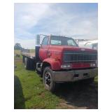 1988 Chevy Kodiak Flatbed Truck