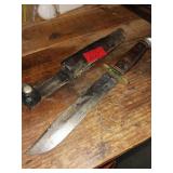 Western Boulder Bowie Knife with Sheath