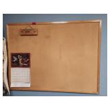 Wooden Framed Cork Bulletin Board