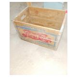 Pepsi-Cola Wooden Crate with Side Handles