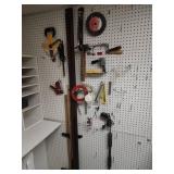 Hand Tools on Pegboard