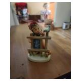 Goebel Hummel Figurine Girl With Bluebird