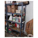 Metal 4-Shelf Storage Rack Unit ( NO CONTENTS)