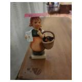 Hummel Goebel Figurine Girl with Letter and Basket