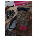 Tap and Die Set with Gloves and Chainsaw Chain