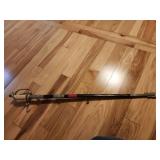 Ceremonial Sword with Brass Guard and Scabbard