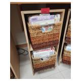Sewing Patterns in Woven Basket
