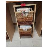 Cabinet With Assorted Sewing Patterns