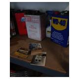 Shelf of Automotive Liquids and Sprays
