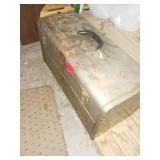 Metal 2-Drawer Tool Box with Tray and Contents
