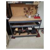 Heavy Duty Steel Workbench with Shelves